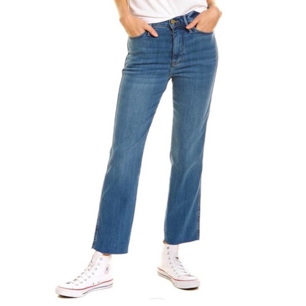 FRAME Jeans Le Sylvie Slender
Straight Raw Hem Bonhill Size 26